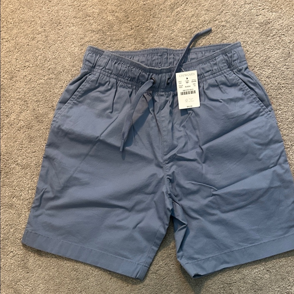 Crewcuts Light Blue Drawstring Shorts